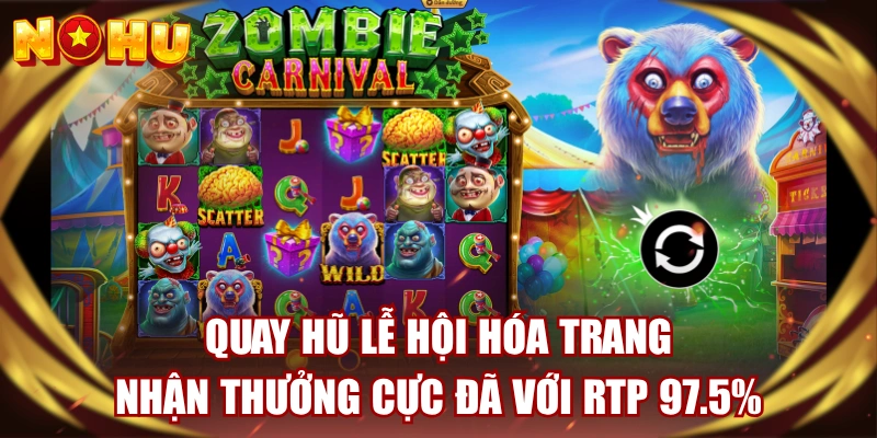 Quay Hũ Lễ Hội Hóa Trang Nhận Thưởng Cực Đã Với RTP 97.5%